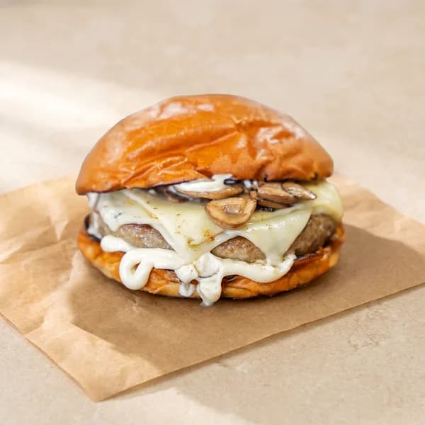 Swiss Mushroom Burger